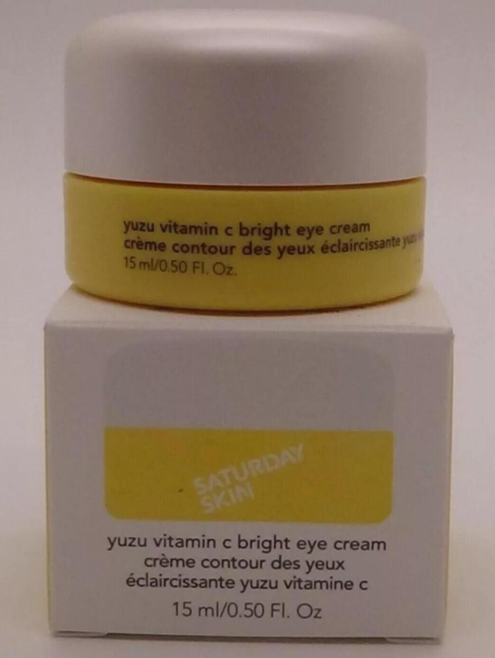 Saturday Skin Yuzu Vitamin C Bright Eye Cream 15ml/0.50 fl oz New in box